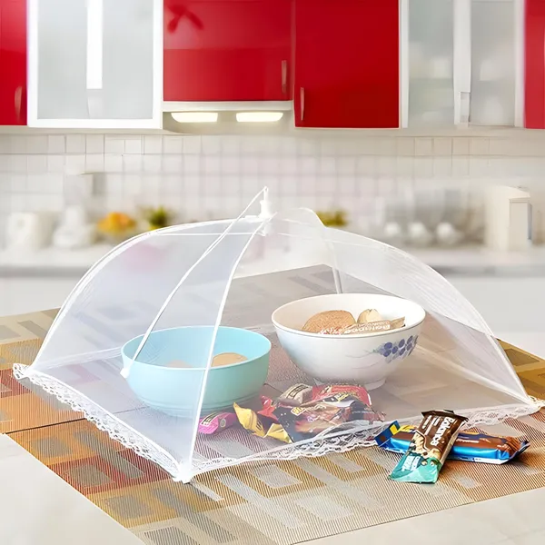 White_Nylon_Pop-Up_Mesh_Food_Covers_Tent_Umbrella_For_Kitchen_(Pack_Of_4)_(43Cm_X_43Cm_X_20_Cm)