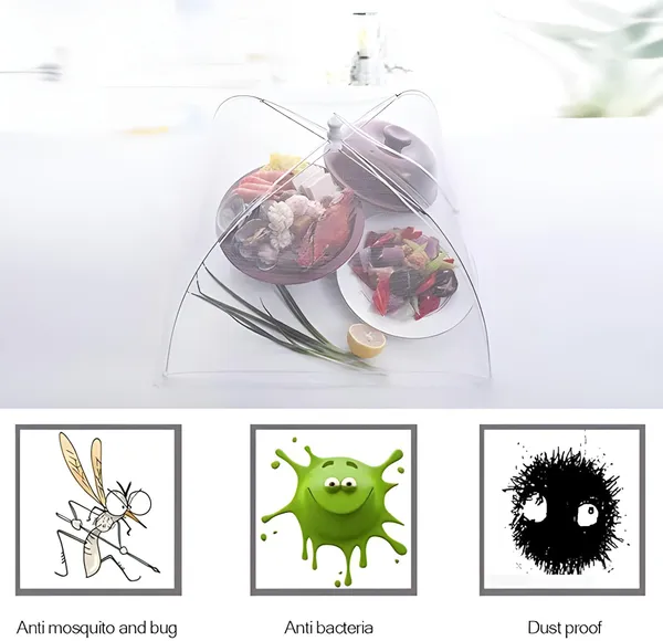 White_Nylon_Pop-Up_Mesh_Food_Covers_Tent_Umbrella_For_Kitchen_(Pack_Of_4)_(43Cm_X_43Cm_X_20_Cm)