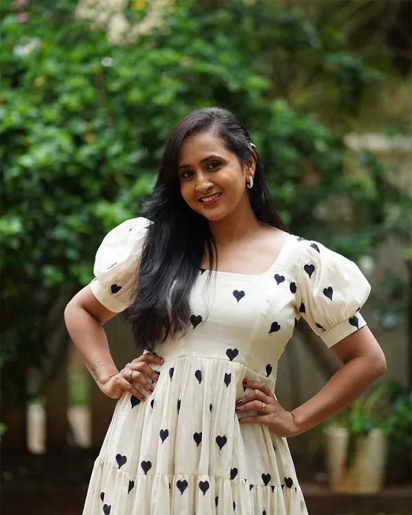 White_Pure_Cotton_One_Piece_Dress_Fully_Stitched_-_Black_Heart_Ready_To_Wear_For_Women