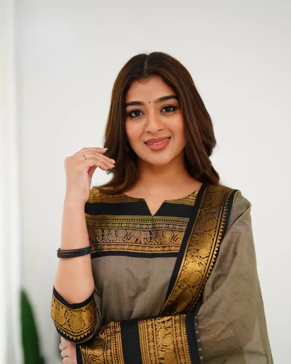 Grey_Cotton_Salwar_With_Dupatta_For_Women