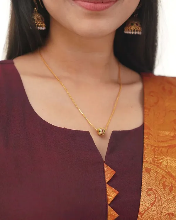 Brown_Cotton_Salwar_With_Dupatta_For_Women