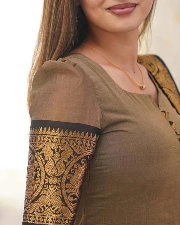 Grey_Cotton_Salwar_With_Dupatta_For_Women