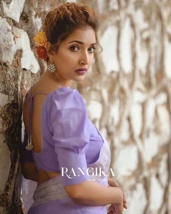 Lavender_Color_Premium_Cotton_Silk_Saree_With_Blouse_Piece