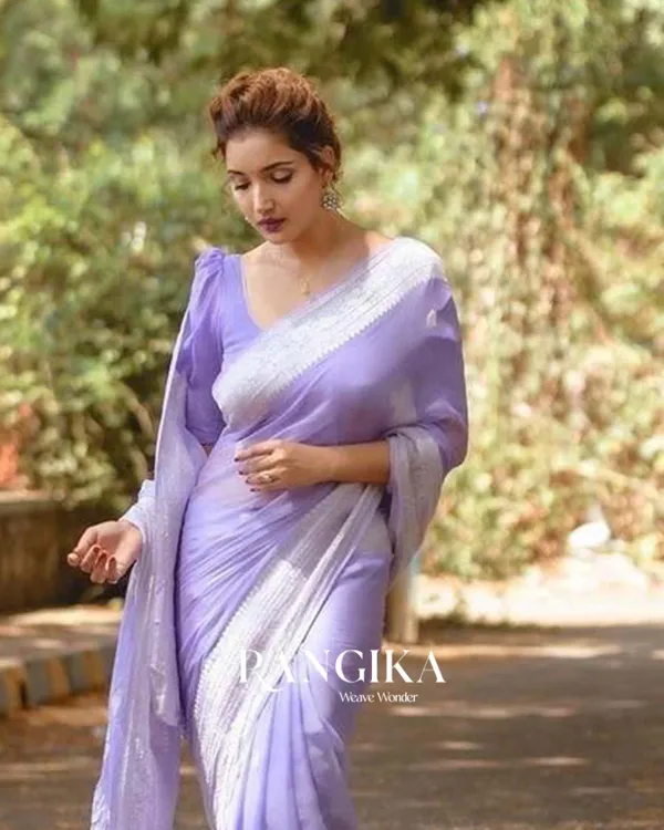 Lavender_Color_Premium_Cotton_Silk_Saree_With_Blouse_Piece