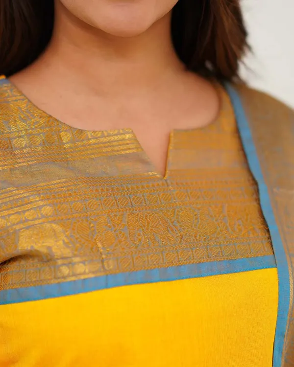 Yellow_Cotton_Salwar_With_Dupatta_For_Women