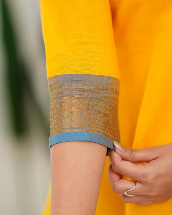 Yellow_Cotton_Salwar_With_Dupatta_For_Women