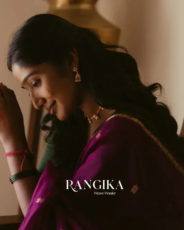 Purple_And_Green_Premium_Cotton_Silk_Saree_With_Classy_Blouse_and_tassels