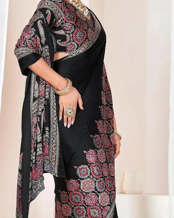 Black_Color_1_Minute_Ready_to_Wear_Digitial_Printed_Crape_Silk_Saree