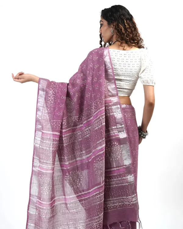 purple_color_1_-_Minute_Ready_to_Wear_Mulmul_Cotton_Saree_with_Blouse_Piece