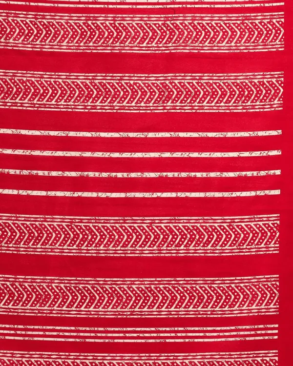 Red_Color_1_-_Minute_Ready_to_Wear_Mulmul_Cotton_Saree_with_Blouse_Piece