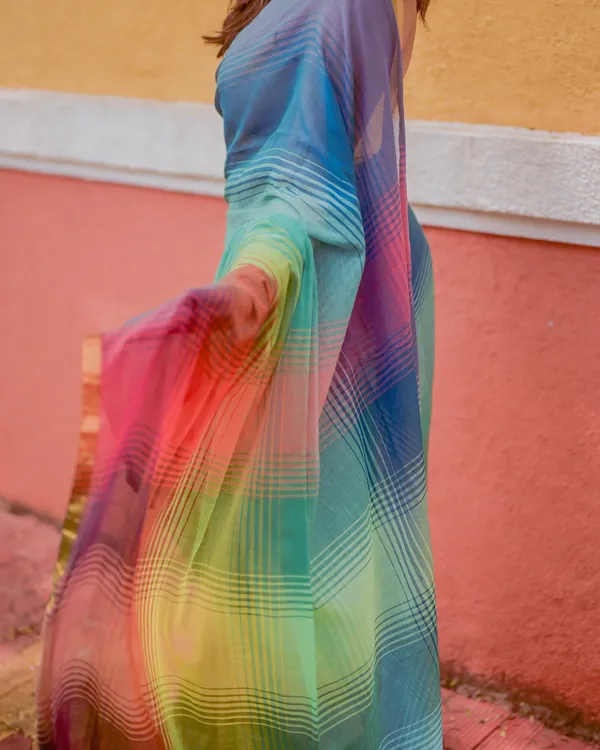 Prism_Trail_-_Multicolor_Striped_Rainbow_Saree_with_Blouse_Piece