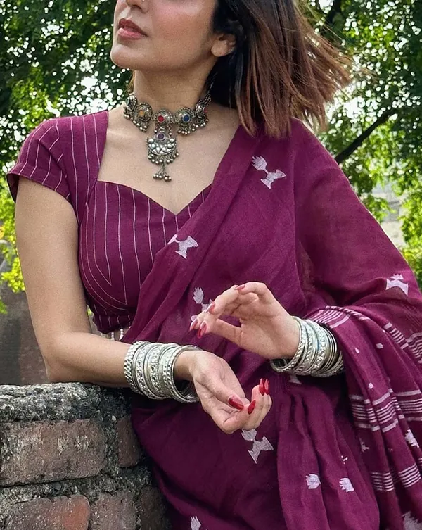 Neelaab_-_Regal_Purple_1-Minute_Ready_to_Wear_Saree_with_Matching_Blouse_Piece