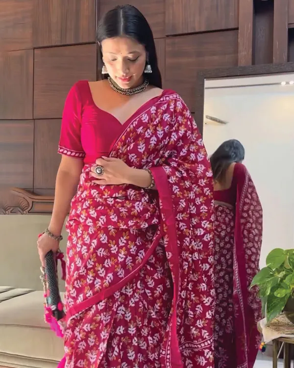 Pink_Color_1_-_Minute_Ready_to_Wear_Mulmul_Cotton_Saree_with_Blouse_Piece