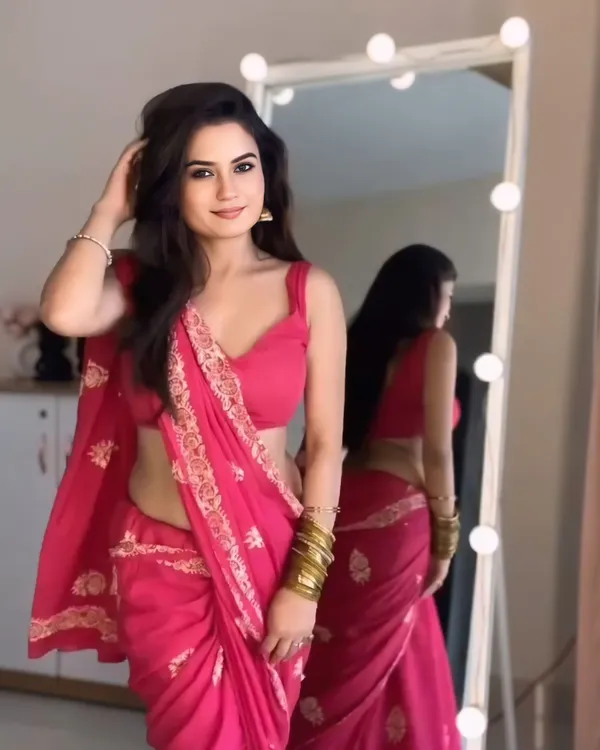 Pink__Color_1_Minute_Ready_To_Wear_Mulmul_Cotton_Digital_Printed_Saree_With_Pocket
