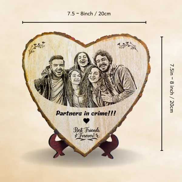 Customizable_Couple_Memory_Frame_For_25Th_Anniversary_|_Engraved_On_Wood
