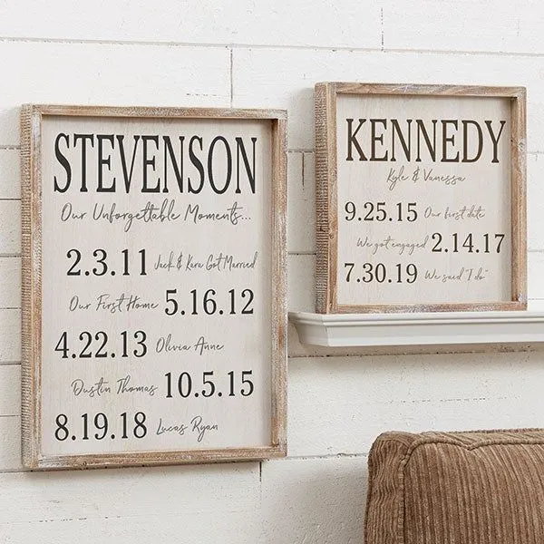 Customizable_Name_&_Date_Frame_For_1St_Birthday_|_Engraved_On_Wood