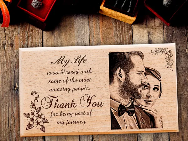 Heart_&_Names_Engraved_On_Wood_Frame_For_1St_Anniversary