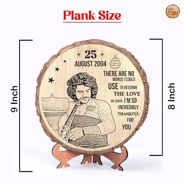 Customizable_Engraved_On_Wood_Photo_Frame_–_Round_Shape