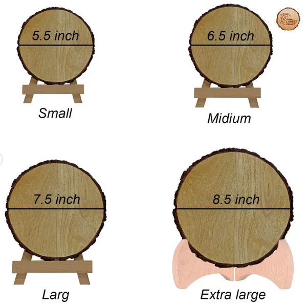 Customizable_Engraved_On_Wood_Photo_Frame_–_Round_Shape