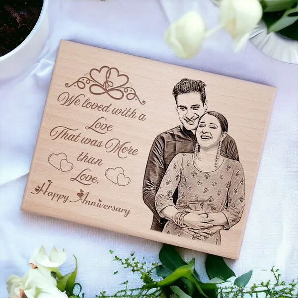 Customizable_Love_Journey_Frame_For_10Th_Anniversary_|_Engraved_On_Wood
