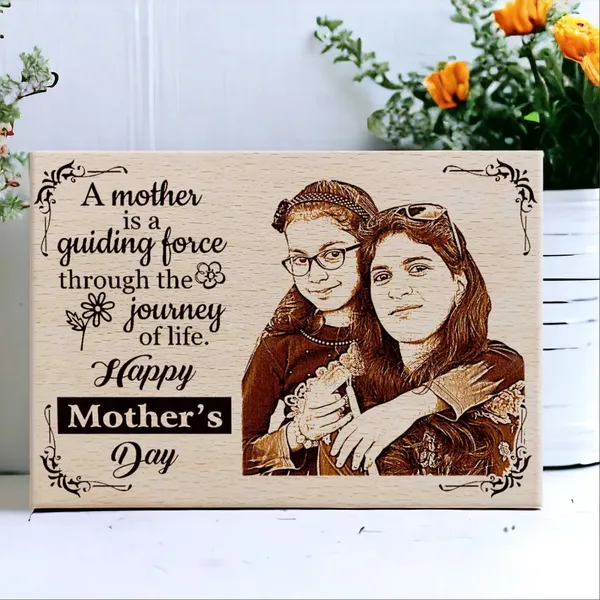 Customizable_Engraved_On_Wood_Mother’S_Day_Special_Frame_For_Mothers'_Birthday