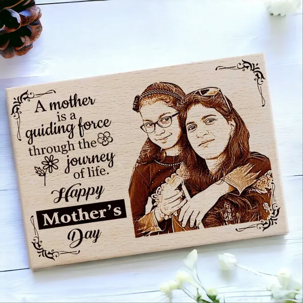 Customizable_Engraved_On_Wood_Mother’S_Day_Special_Frame_For_Mothers'_Birthday