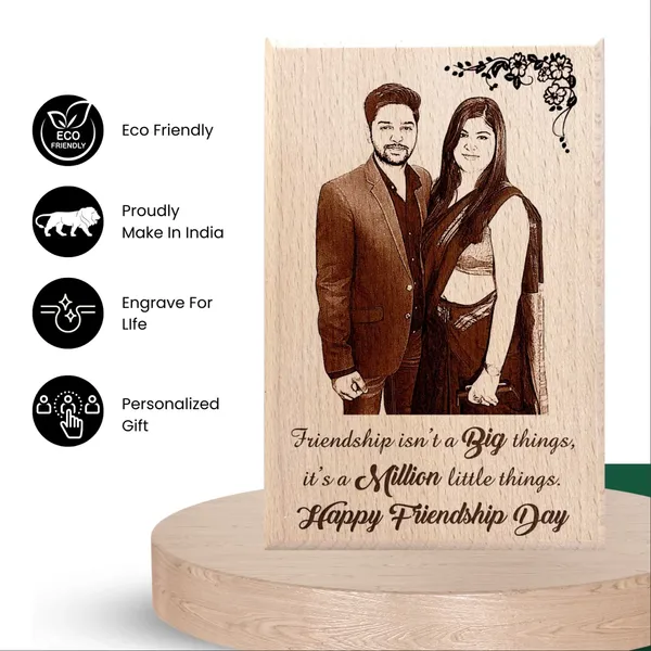 You_&_Me_Engraved_On_Wood_Love_Frame_For_Partner'S_Birthday