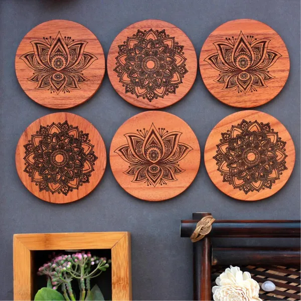 Abstract_Art_Engraved_On_Wood_Coasters_For_Art_And_Craft