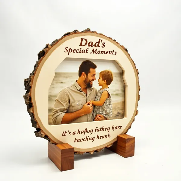 Dad'S_Special_Moments_Engraved_On_Wood_Frame_For_Father'S_Birthday