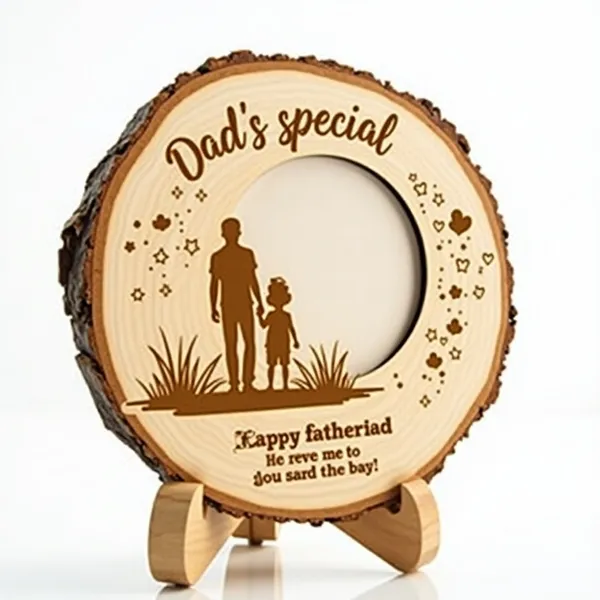 Dad'S_Special_Moments_Engraved_On_Wood_Frame_For_Father'S_Birthday