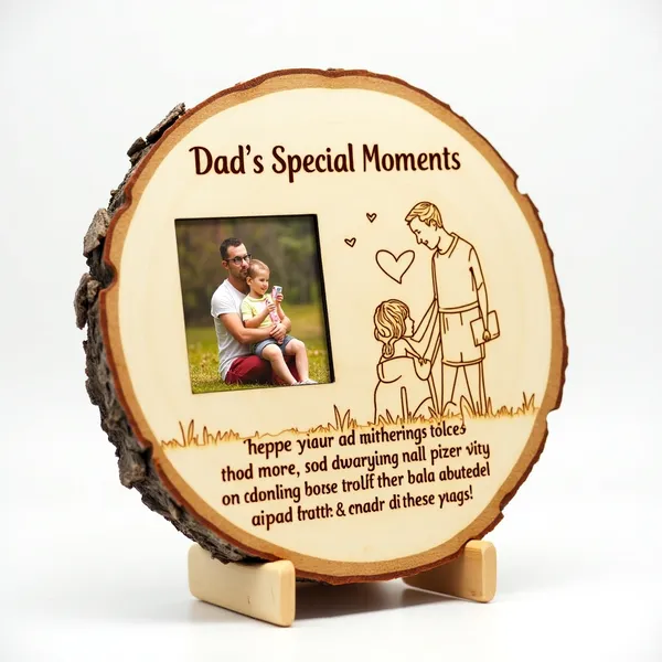 Dad'S_Special_Moments_Engraved_On_Wood_Frame_For_Father'S_Birthday