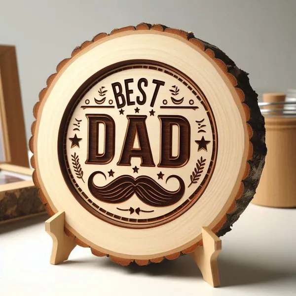 Best_Dad_Engraved_On_Wood__Frame_For_Father'S_Birthday