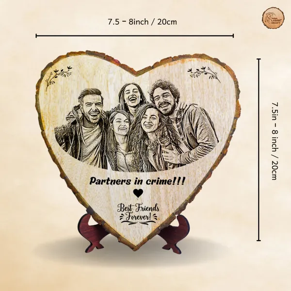 Customizable_Engraved_On_Wood_Photo_Frame_–_Heart_Shape