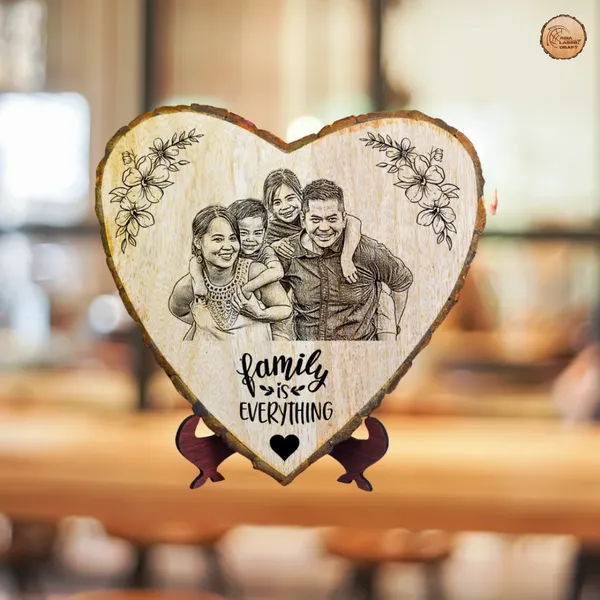 Customizable_Engraved_On_Wood_Photo_Frame_–_Heart_Shape