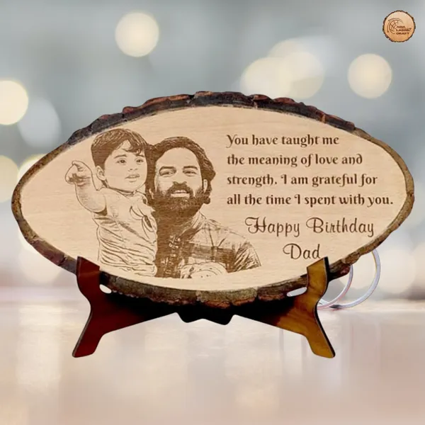 Customizable_Engraved_On_Wood_Photo_Frame_–_Oval_Shape