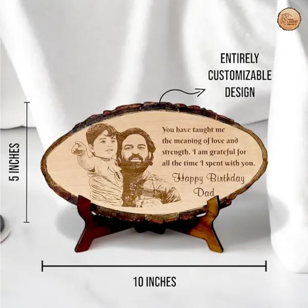 Customizable_Engraved_On_Wood_Photo_Frame_–_Oval_Shape