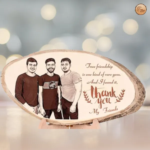 Customizable_Engraved_On_Wood_Photo_Frame_–_Oval_Shape