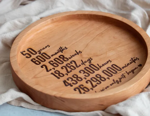 Engraved_On_Wood_50_Years_Together_Frame_For_50Th_Anniversary