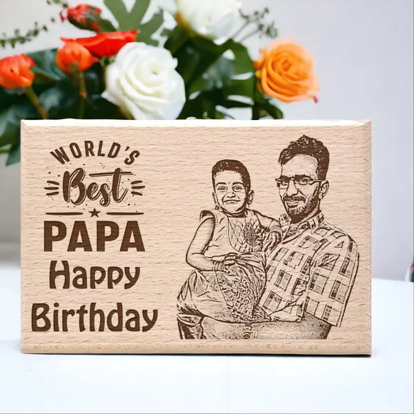 Super_Dad_Quote_Engraved_On_Wood_Frame_For_Father'S_Birthday