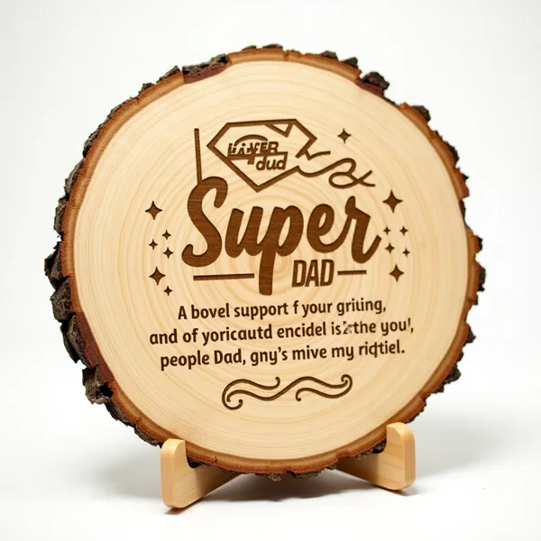 Super_Dad_Quote_Engraved_On_Wood_Frame_For_Father'S_Birthday