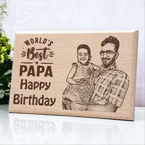 Super_Dad_Quote_Engraved_On_Wood_Frame_For_Father'S_Birthday