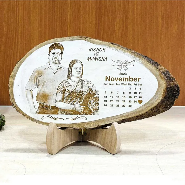 25_Years_Love_Journey_Engraved_On_Wood_Frame_For_25Th_Anniversary