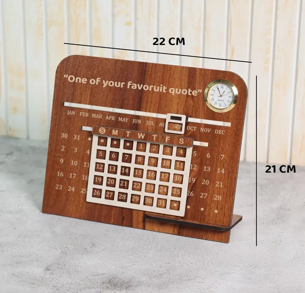 Customizable_Calendar_Engraved_On_Wood_Desk_Frame_For_For_Desk