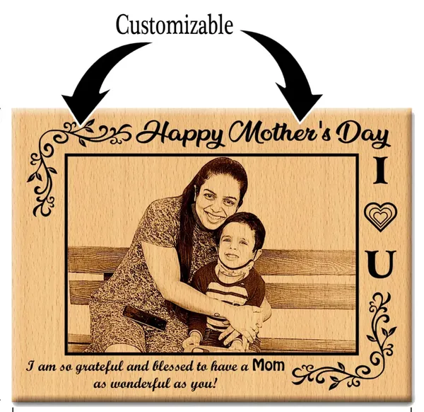 Mom'S_Love_Quote_Engraved_On_Wood_Frame_For_Mothers'_Birthday