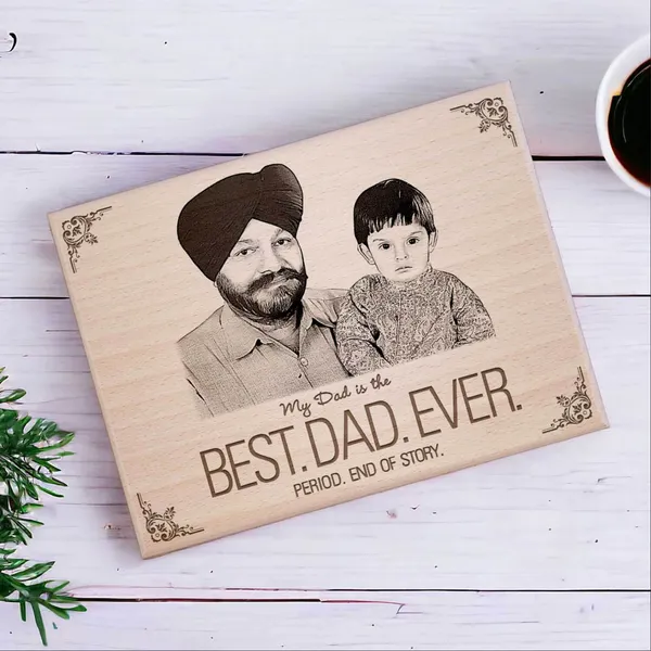 World’s_Best_Father_Frame_For_Father'S_Birthday_|_Engraved_On_Wood