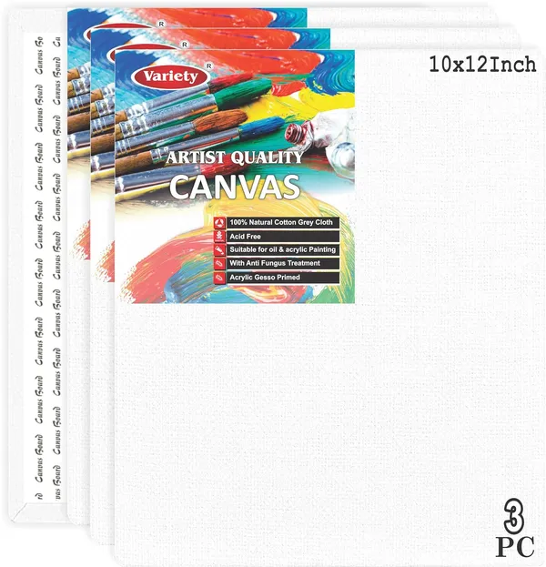 10_X_12_Inch_Cotton_Canvas_Board_for_Acrylic_Painting,_25x30_cm,_Medium_Grain_Triple_Primed_White_Color_Pack_of_3