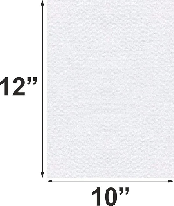 10_X_12_Inch_Cotton_Canvas_Board_for_Acrylic_Painting,_25x30_cm,_Medium_Grain_Triple_Primed_White_Color_Pack_of_4
