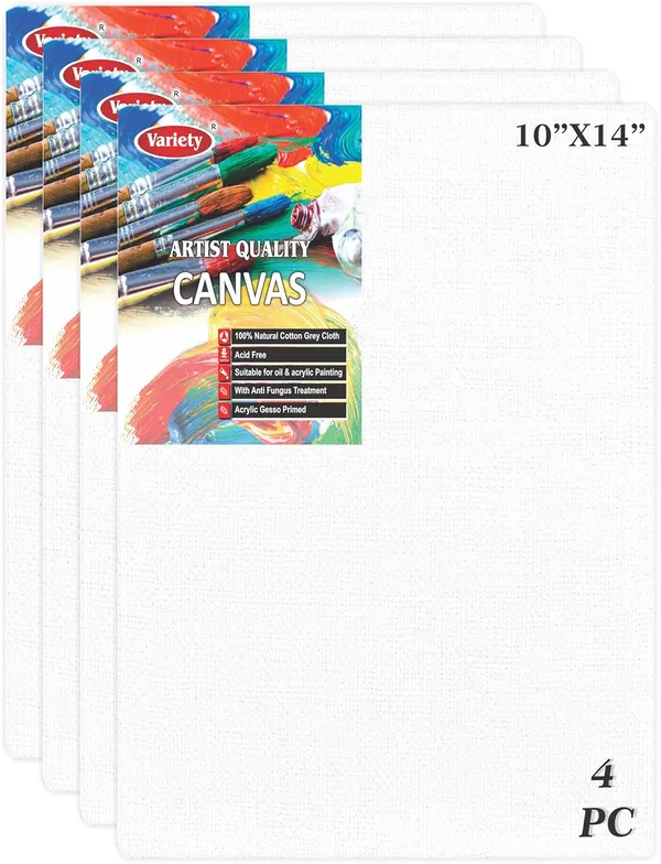 10_X_14_Inch_Cotton_Canvas_Board_For_Acrylic_Painting,_25X35_Cm,_Medium_Grain_Triple_Primed_White_Color_Pack_Of_4