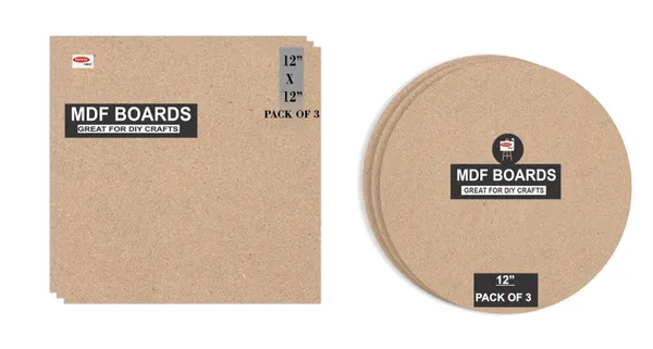 12X12_Inch_Square_And_12_Inch_Round_Mdf_Boards_For_Art_And_Craft_Wood_Mdf_And_3.5_mm_Thickness_Pack_Of_6