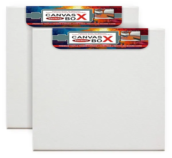 12_X_12_BOX_CANVAS_White_Pre_Box_Canvas_For_Painting_PACK_OF_2